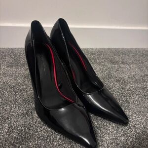 Bershka Glossy Black Heels